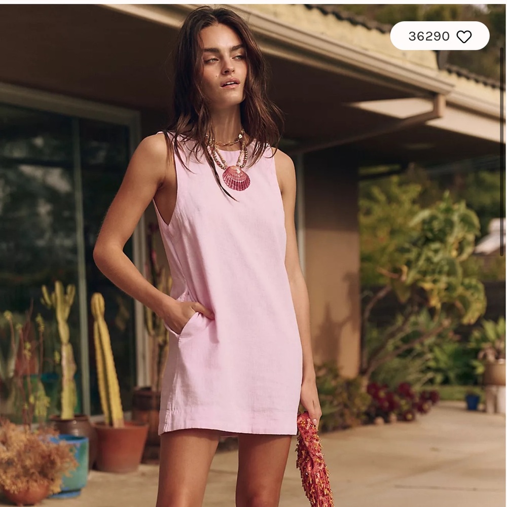 Free People Full of Sunshine Dress in Green